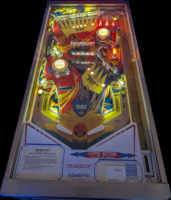 Solar City pinball machine