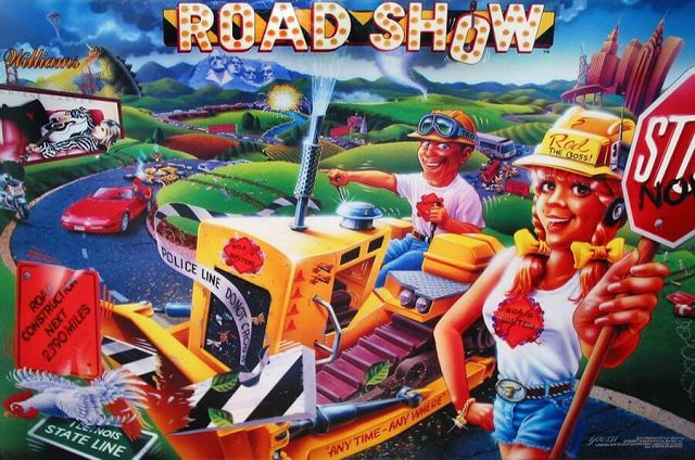 Red & Ted's Road Show backglass