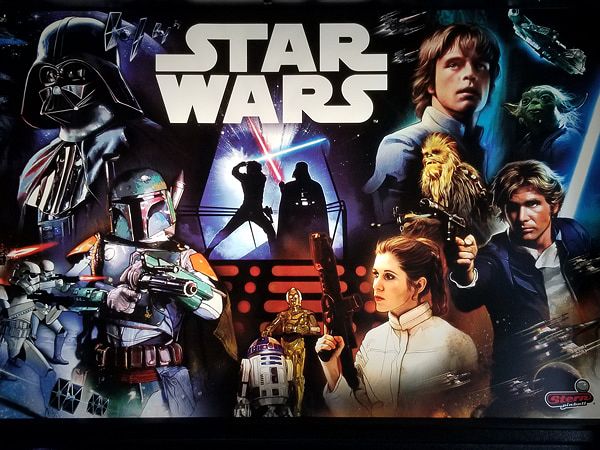 Star Wars (Pro) backglass