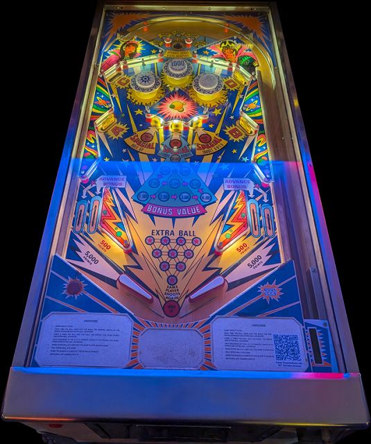 Universe pinball machine