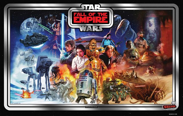Star Wars: Fall of the Empire (Premium) backglass