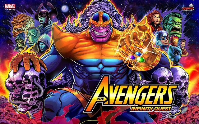 Avengers: Infinity Quest (Premium) backglass