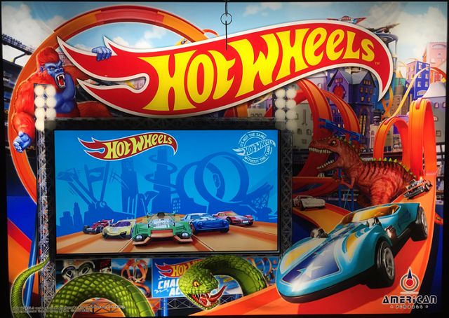 Hot Wheels backglass