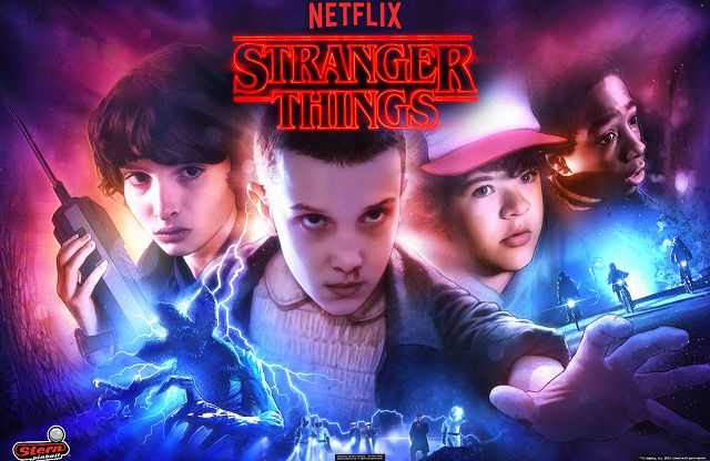 Stranger Things (Pro) backglass