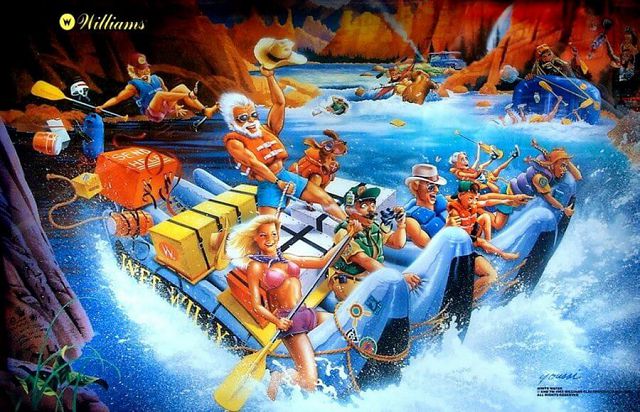 White Water backglass