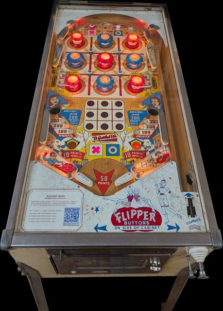 Square Head pinball machine
